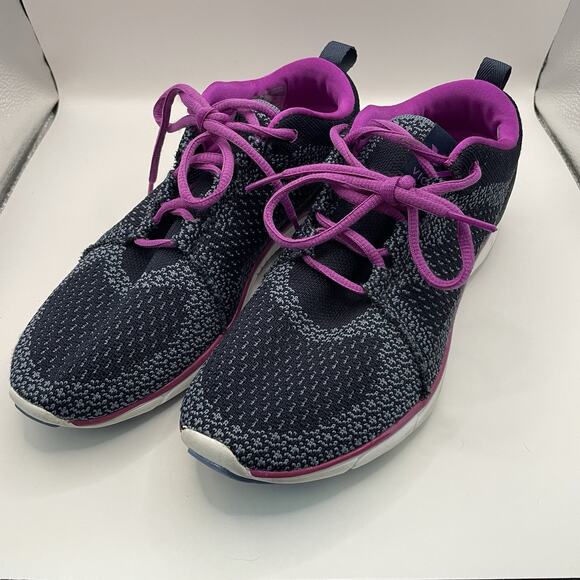 Vionic Women's Sierra Active Sneakers Size 8 335SIERRA/ASR-1358 Navy Blue Purple - Picture 1 of 8